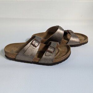 Birkenstock Sydney Metallic Women's Sandals Sliders Size 37 US 7